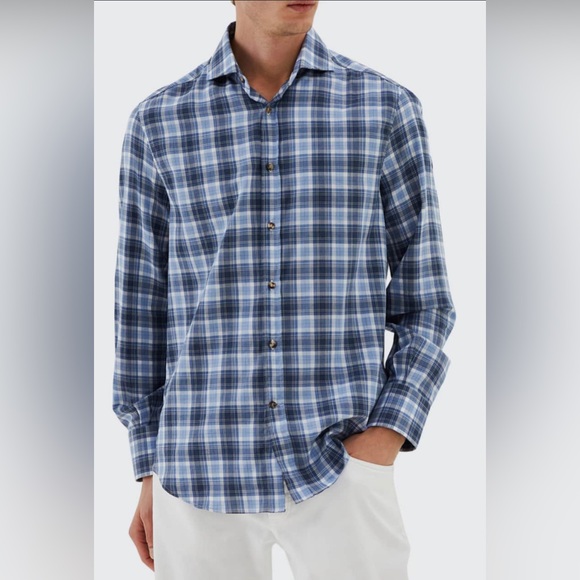 Vineyard Vines Classic Fit Murray Flannel button down shirt